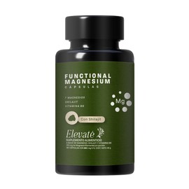 Functional Magnesium con 7 MAGNESIOS  90 Cpsulas con 800 mg por Porcin  Magnesio Complex para Relajacin Muscular y Bienestar General con Glicinato y  