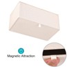 BTSKY Household Rectangular Linen Tissue Box with Decorative Gold Line