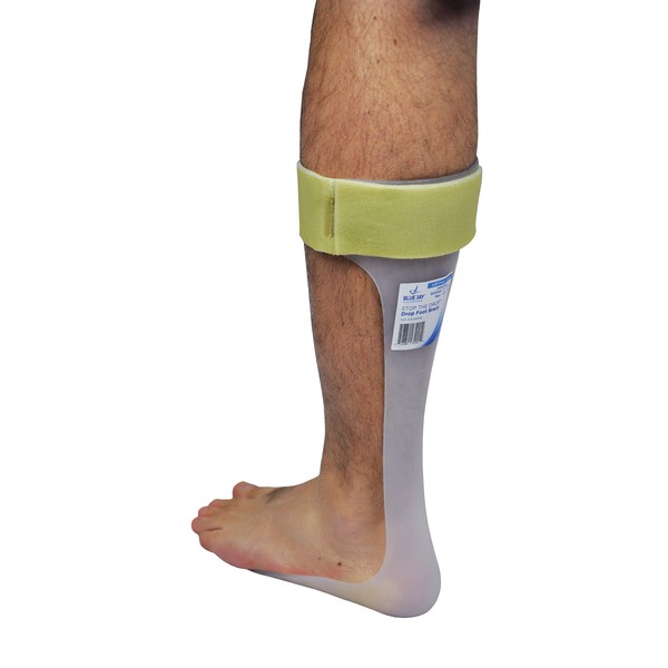 Blue Jay Drop Foot Brace for Left Leg - Large Size for Men 10.5-13, Women 12-14.5, Medical Brace Boot, Heel Pain, Treatment Braces, Heel Spurs. Leg and Foot Supports