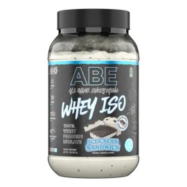 Proteína Aislada Applied Nutrition ABE Whey Iso en Polvo de 907 g Sabor Ice Cream Sandwich                                                            