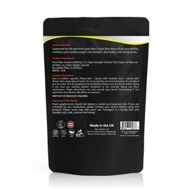 Neo Nutrition Vitex Fruit Supplement - High Potency - | 60 Capsules | 6000mg | UK Made | GMO-Free |Pure