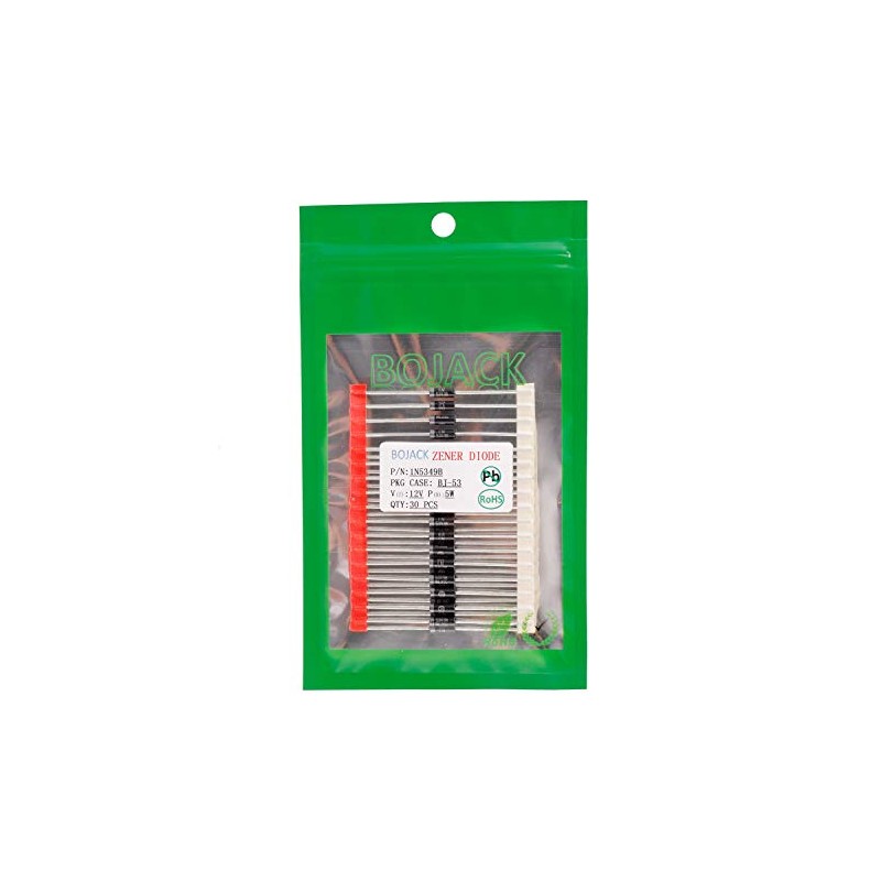 BOJACK 1N5349B 5W 12V Power Zener Diodes 1N5349 5 Watt