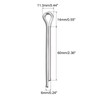 sourcing map Split Cotter Pin, 6mm x 60mm Stainless Steel