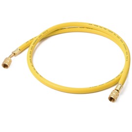 HOTEISON Air Conditioner Gas Charging Hose for R410A R32 47.2 inches (120 cm), Choose from 3 Colors, Red/Blue/Yellow (Yellow)