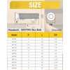 Caianwin 100Pcs M3*20mm Hex Countersunk Bolts DIN7991 Machine Screws 304