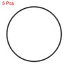 sourcing map 5pcs Nitrile Rubber O-Rings 130mm OD 123.8mm ID