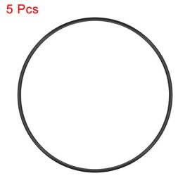 sourcing map 5pcs Nitrile Rubber O-Rings 130mm OD 123.8mm ID 3.1mm Width Metric Seal