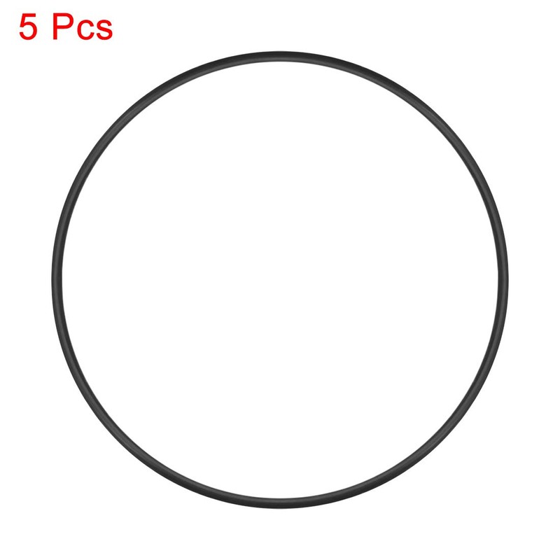 sourcing map 5pcs Nitrile Rubber O-Rings 130mm OD 123.8mm ID