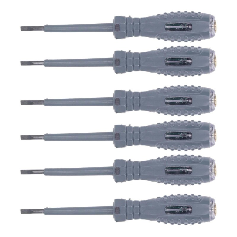 6pcs B05 Voltage Tester Non-Contact Electrical Test Pen with LED