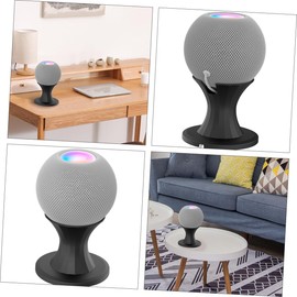 Tofficu Practical Speaker Stand for Mini Elegant Audio Stand with Cable Management Bracket Lightweight Design for Organized Home Decor Modern Speaker Frame for Desktop Use