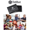 FaithHeart Money Clip for Men, Stainless Steel Money Clip with