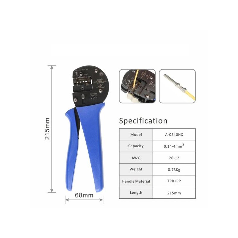 Harting A0540HX 래칫 압착 도구 Han 12 AWG Ha Harting