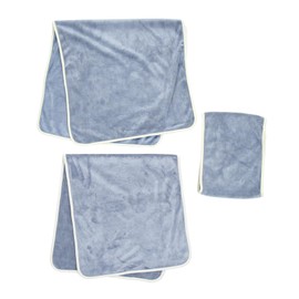 Ipetboom 1 Set Spa Headcloth Towel Set Fiber Hair Towels Headscarf Chest Cover Pillow Cover for Beauty Salons Saunas and Daily Use Quick Drying Highly Absorbent