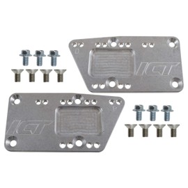 ICT Billet SBC Vehicle to LS Engine - Motor Mount Adapter Plate - Universal Swap Bracket Small Block LS Conversion Adjustable LS1 LS3 LS2 LQ4 LQ9 LS6 L92 L99 L33 LR4 Billet 551628