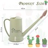 2L Thick Plastic Watering Can with Long Spout – Lightweight
