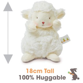 BUNNIES BY THE BAY Wee Kiddo Sheep Teddy | Soft, Cuddly Stuffed Toys for Babies, Perfect First Toy for Newborn Baby Safe for New Parents