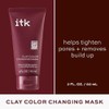 Clay Color Changing Mask by ITK for Unisex - 2