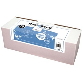 HeatnBond Thermoweb Featherlite Iron-On Adhesive, 17 Inches x 75 Yard Roll in Display Box, White