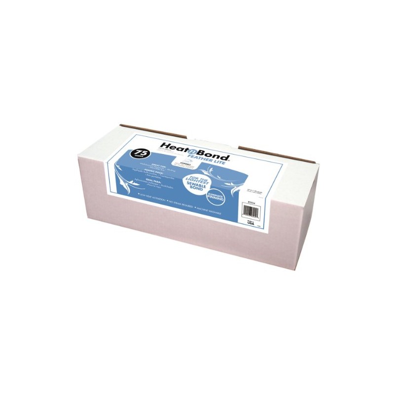 HeatnBond Thermoweb Featherlite Iron-On Adhesive, 17 Inches x 75 Yard