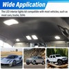 24 PCS LED Interior Car Lights, T10 31mm 41mm LED