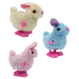 Set of 3 Fun Easter Jumpers - Great Party Favors - Assorted Styles and Colors - Bunnies and Chicks! (3)
