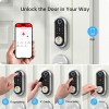 SMONET Smart Deadbolt Fingerprint Electronic Deadbolt Door Lock with Keypad
