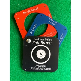 Bankshot Willy's Precision American Billiard Ball Diameter Gauge
