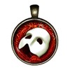 Phantom of The Opera Necklace Broadway Jewelry Gift Pendant Charm
