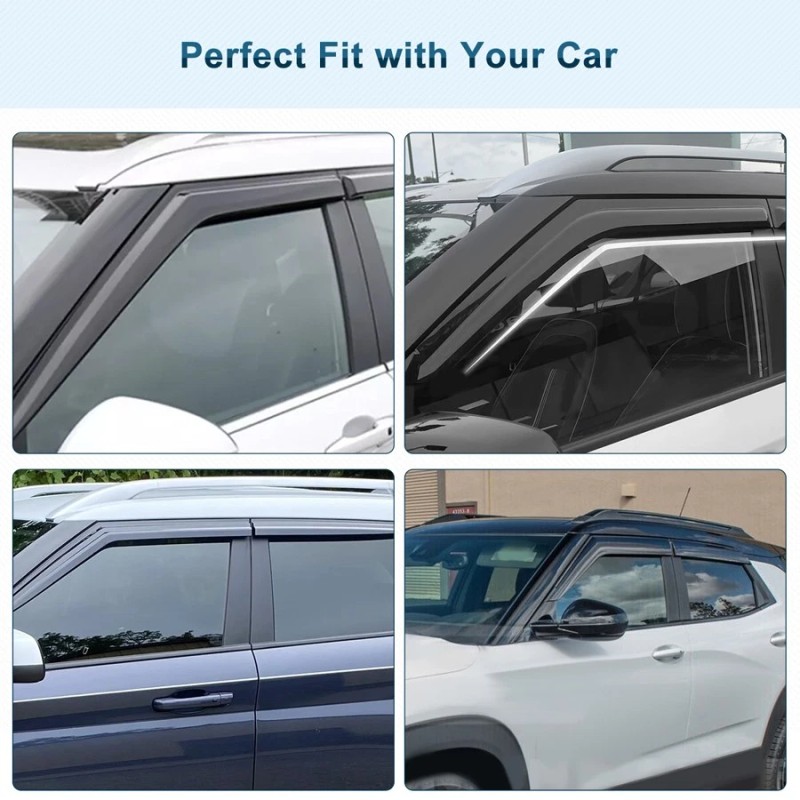GEARZAAR For Hyundai Venue 2020-2024 Window Vent Visor Rain Guards