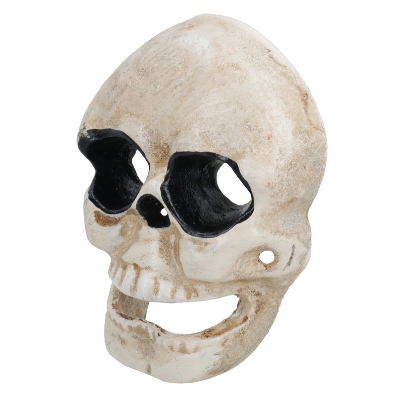 Skull Bottle Opener Cast Iron Gift Garage Door Shed Man