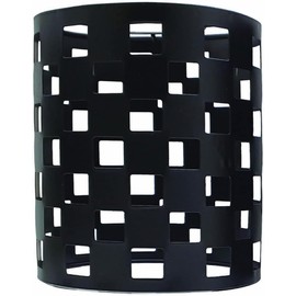 DC Voltage Pendant Light Shade Metal Drum Shaped Lampshade Industrial Easy fit Ceiling Indoor Wire cage Lampshade for Kitchen Living Room Corridor