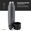 EcoVessel Stainless Steel Bottle with Removable Cup, Vacuum Insulated Thermos