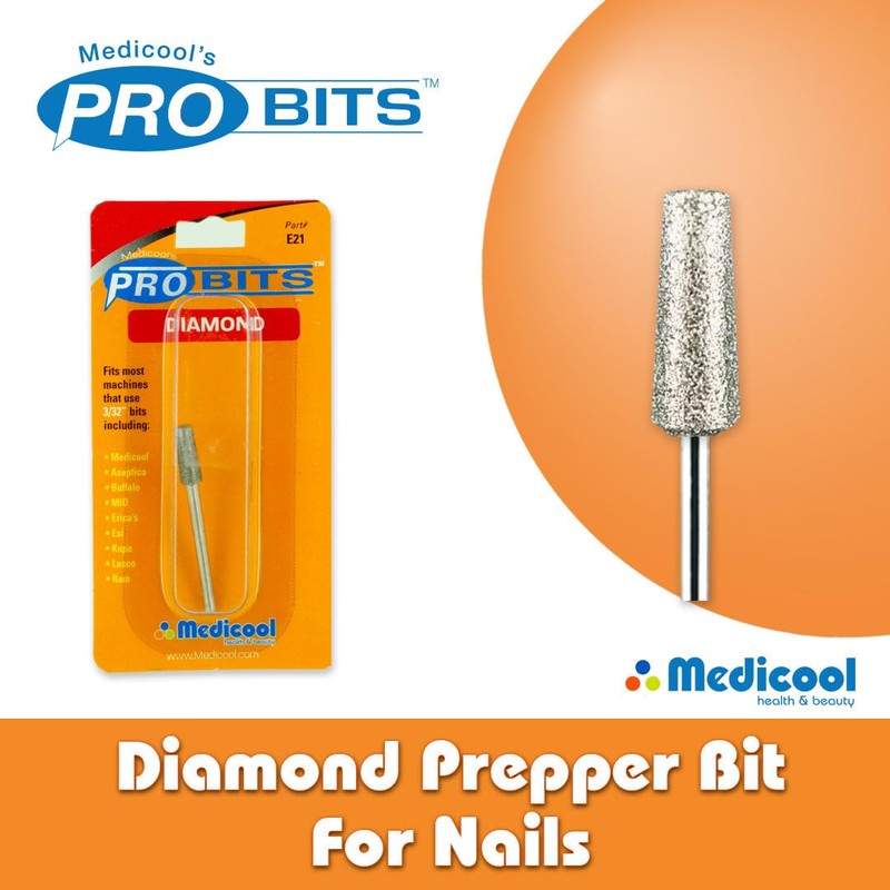 Medicool Diamond Prepper Small Bit -E21- for Prepping, Shaping and