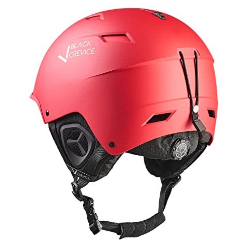 BLACK CREVICE Gerlos Ski Helmet Red, M (54-57 cm)