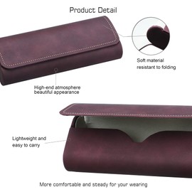 VisionGlobal Hard Shell Eyeglass Case for Eyeglasses and Sunglasses for Men/Women and Kids