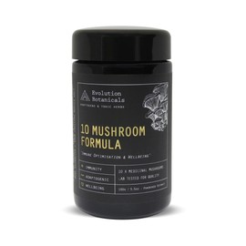 Evolution Botanicals 10 Mushroom Formula Optimise Wellbeing 100g