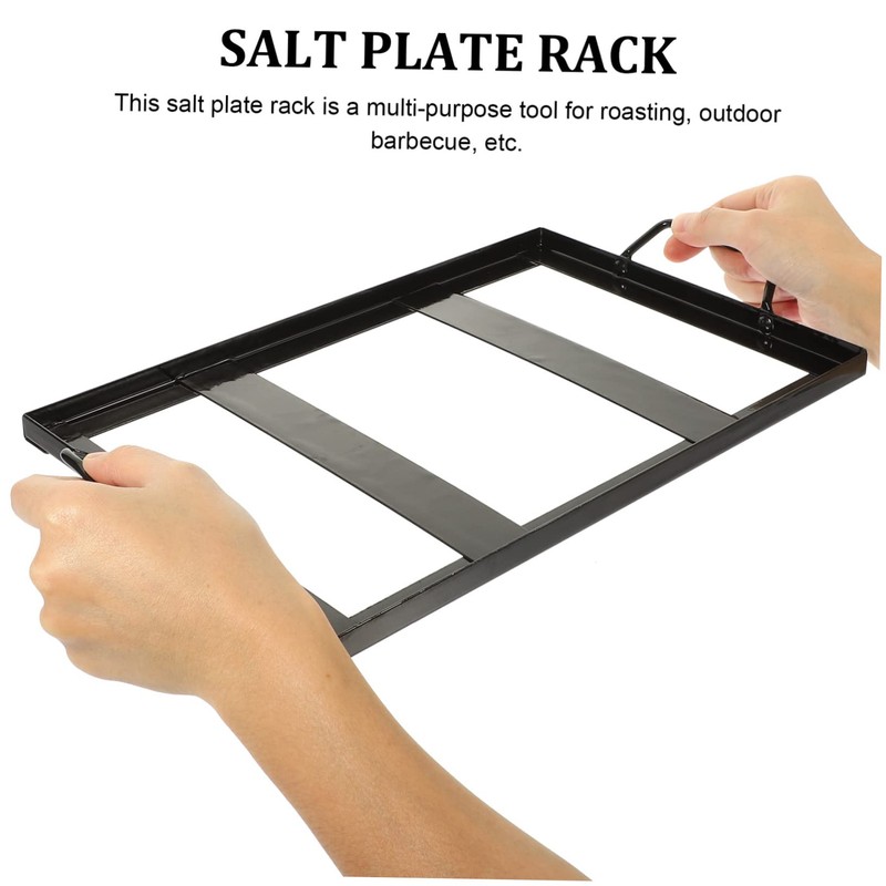 Outanaya Salt Block Holder Restaurant Salt Plate Support BBQ Tools