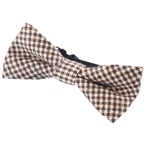 Chrome Crane NR009 Men's Bowtie, Bowtie, Wool, Checked, Stylish, Business