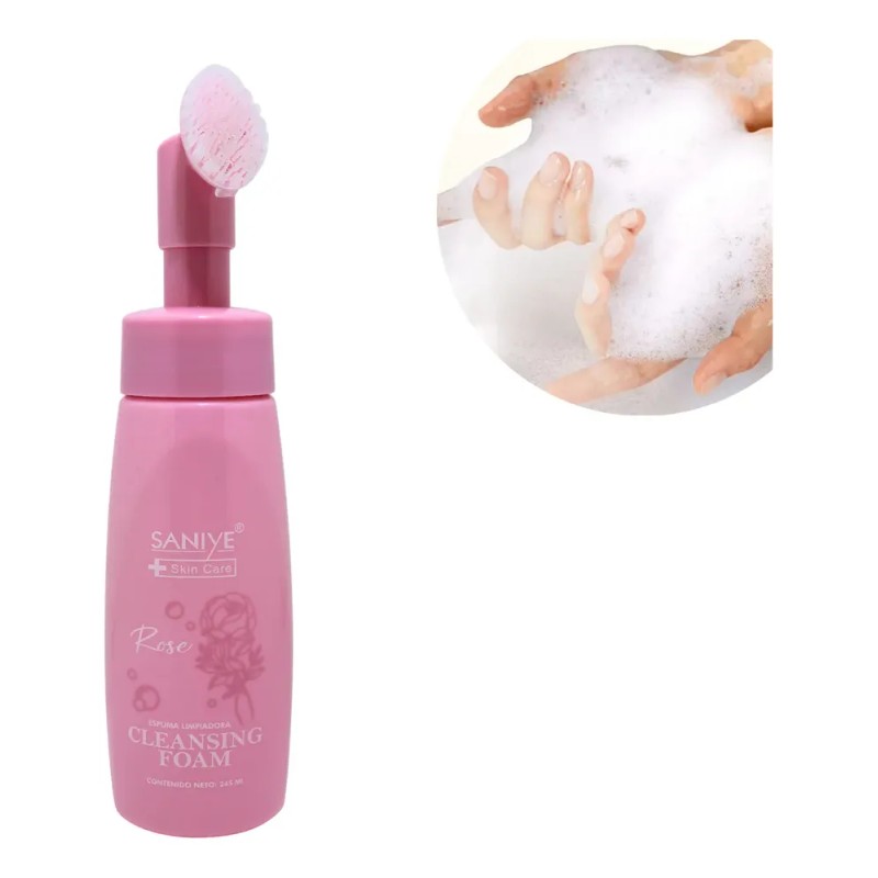 Espuma Limpiadora Facial Con Cepillo Facial