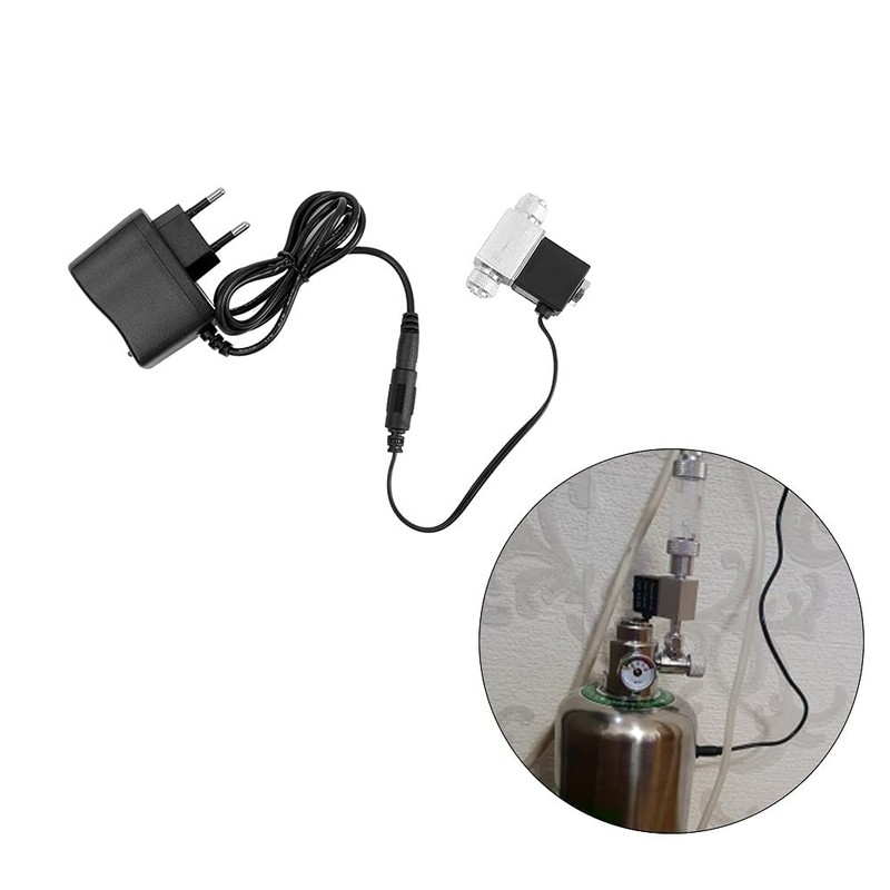 DONGKER CO2 Solenoid Valve CO2 System DC 12V Water Grass