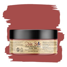 Dixie Belle Paint Company Chalk Finish Furniture Paint | Rusty Nail (4oz) | Matte Burnt Orange Chic Chalk Mineral Paint | DIY Furniture Paint | Made in the USA