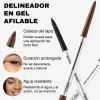 Heci 3 Colors 1set Waterproof Eyeliner Pencil Vegan Organic Smudge-Proof