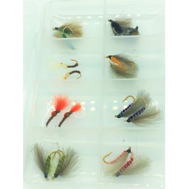 BestCity Fly Fishing Trout fishing CDC EMERGERS F FLY tied with CDC 16 Flies sizes 10-14#317