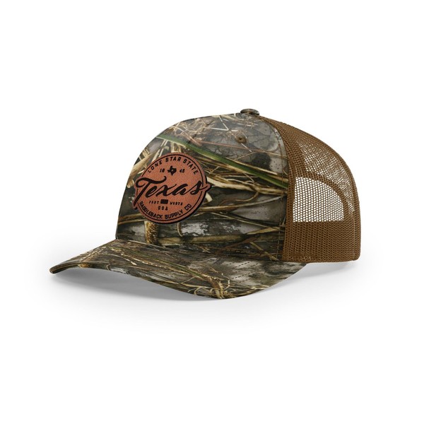 Saddleback Supply ol' Texas Patch - Five Panel Curved Bill