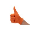 DENCO DISTRIBUTING, INC. Griptensity Orange Diamond Texture Nitrile Gloves -