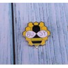 KAWADU Yellow Bumblebee Unisex Enamel Pin Badge for Backpack Shirt