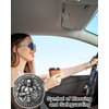 1 Pack Guardian Angel Visor Clip, 3D Armored Angel Car
