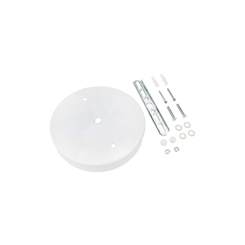 LC LICTOP White 6" Ceiling Canopy Light Kit with Hardware