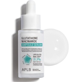 Suero en ampolla de glutatión y niacinamida | LIPO GLUTA NIAC CEN™ 31,3% 1,35 FL.OZ/Cuidado de la piel coreano, Hidratación duradera, Mejora la elasti