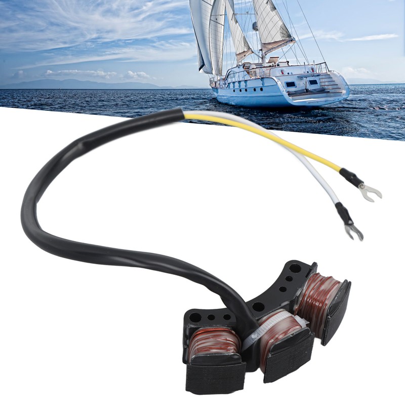 Auxiliary Stator 86704A10 Replacement for Mariner Outboard 2‑Stroke 6 8